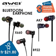 AWEI Bluetooth Earphones B922BL AK. AWEI Wireless Sports Headset. AWEI Phone Cables 30CM