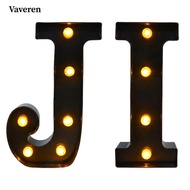 [Predolo3] Light up Alphabet Sign Black Warm White LED Marquee Letter Light Marquee Letter Lamp for 