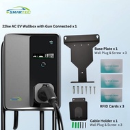 Smartec EV Charging Station 32A Electric Vehicle Car Charger Wallbox 3.8 / 7KW Type2 IEC62196 APP