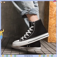 【DING DANG】READY STOCK Korean Style Fashion shoes Men Women Canvas High top casual student shoes Out