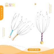 STO Octopus Head Massager Scalp Massager Manual Massager Head Massager Massage Claw Head Scratcher