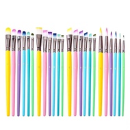 【Top Picks】 Nylon Hair Brush For Paint For Hair Watercolor Brush For Beginners 6 Pcs/set Art Paint Brush
