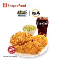 Texas Chicken Malaysia: 2 Pieces Chicken Combo (Sales Start: 5 Feb)
