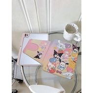 Cartoon Sanrio, 360 Degree Rotating, with Pen Slot, Tablet Protective Case, Suitable for Samsung Tab