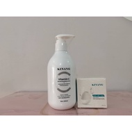 Kinang Vitamin C Lotion and Goat Milk Soap Combo - Whitening, Hydrating | Quick Skin Moisturizing
