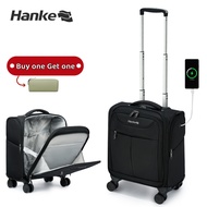 Hanke Front Opening Luggage Bag Travel 16inch Cabin Luggage Bag Carry On Luggage Trolley Bag With Wh