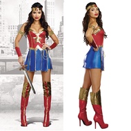 Wonder Woman คอสเพลย์เครื่องแต่งกาย Diana Halloween Performance ชุดสูท ภาพยนตร์ชุดเต็ม < Ne1> เครื่อ