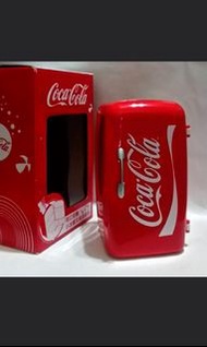 早期可口可樂小冰箱造型桌上文具收納