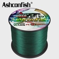 Ashconfish 2000M 8 Strands สายถัก Braided 8 ด้ายเชือกตกปลา 8 Braid PE Multifilament สายตกปลาฤดูหนาว 