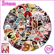 50PCS American WWE Wrestling Stickers National Show Athlete Character Water Cup Phone Sticker