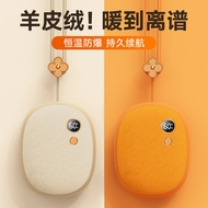 Winter New Style Hand Warmer Mini Small Portable Portable Portable Baby Warmer Digital Display Plush