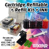 Ink RefillKit Package Refillable Cartridge 810 And 811/745 And 746