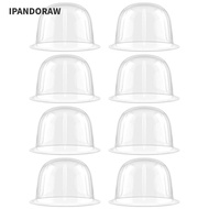 IPANDORAW Bucket Hat Storage , Brimless Cap Inner Support Baseball Hat Display Rack,  Transparent Co