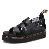 Dr. Martens Leather Open-Toe Sandals - Thick Sole Beach Shoes