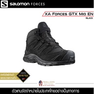 Salomon - XA Forces Mid GTX EN [ Black ]  รองเท้าผู้ชาย รองเท้าทหาร รองเท้าคอมแบท รองเท้าลุยโคลน รองเท้ากันน้ำ