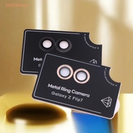[Initiatour] 1/2Pcs For Flip7 Metal Ring Camera Len Protector Anti- HD Camera Lens Protective Temper