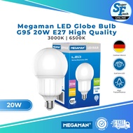 MEGAMAN LED Globe Bulb G95 20W E27 YTG95C1 || Light Bulb Mentol Lampu