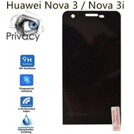 Huawei Nova 3 / Nova 3i 2.5D Arc Edge Anti-Spy Privacy Tempered Glass