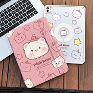 ZOYU | เคส iPad 11 นิ้วใสเบา มีช่องใส่ปากกา แม่เหล็ก ถอดออกได้ หมุนได้