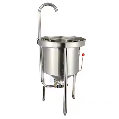 50kg/time Strainless Steel Automatic Rice Washing Machine Mung Bean Cleaning