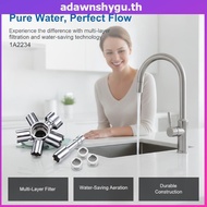 Adagu Multifunctional 10-in-1 Metal Cache Aerator Wrench Universal Faucet Aerator Removal Key for Ho