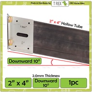 T Rex DIY 1.5" x 3" C Channel Roofing Frame Wall Mount Bracket Hardware with Slope Degree / Hollow T