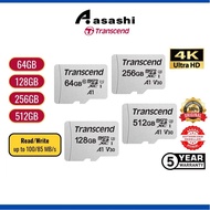 Transcend USD300S 64GB / 128GB / 256GB / 512GB UHS-I U1 Class10 MicroSDXC Card