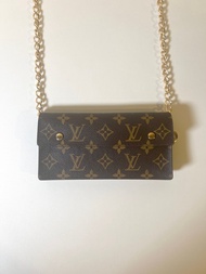 LV中古老花多層格手拿包 送長肩帶 原裝盒 禮物首選 日本Vintage