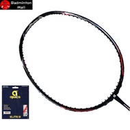 Apacs Slayer 80【Install with String】Ap Elite III(Original) Badminton Racket -Black(1pcs)