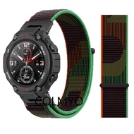 Fit For Amazfit T-Rex Pro Watch Strap Nylon Loop Soft Band Smartwatch Bracelet Belt Amazfit t rex Metal Adapter