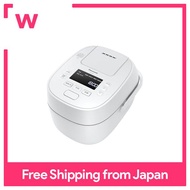 Panasonic Rice Cooker (1 square) Rapid Decompression Valve &amp; High-Power IH Odori Cooking, All Surface Heating 6-Stage IH Type, White SR-W18A-W