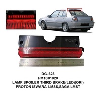 LAMP,SPOILER THIRD BRAKE(LED)(ORI) PROTON ISWARA LMSS,SAGA LMST