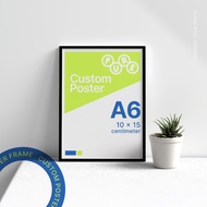 Poster + Frame A6