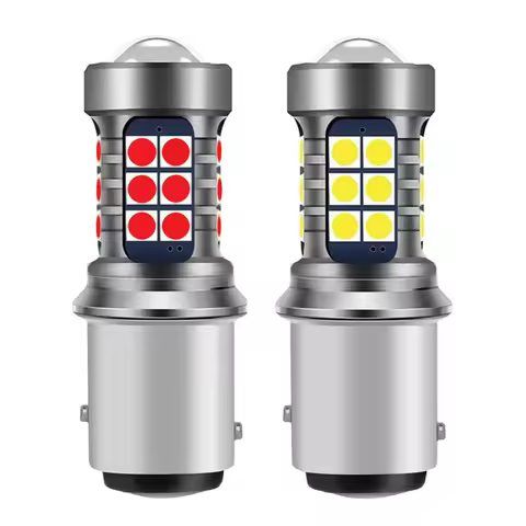2Pcs P21W LED P21/5W Led Bulbs 1157 BAY15D PY21W BAU15S 1156 BA15S R5W Super Bright Car Brake Light 