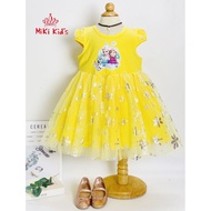 Elsa Anna Princess Baby Girl Dress CNY Christmas dress for beautiful party for girls, High Quality V