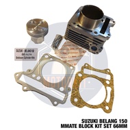 SUZUKI BELANG 150 HIGH QULITY RACING CYLINDER BLOCK KIT SET BLOK SILINDER 66MM MADE IN TAIWAN