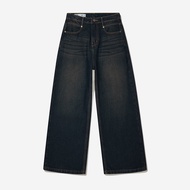 Quần jean nữ Owlbrand Wide/Xanh dirty
