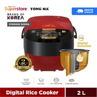Yong Ma Digital Rice Cooker 2L - SMC8027 | SMC8027N | SMC-8027N Red