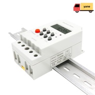 YANE Digital Timer, 220V 110V Timer Switch, Durable 12V LED 25A Microcomputer Time Control Switch El