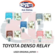 201.TOYOTA DENSO CAR KERETA RELAY/FUSE 4PIN/5PIN (USED JAPAN)