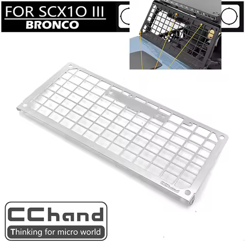 Metal mesh window for Axial SCX10 III BRONCO cchand part