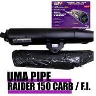 ✔️UMA RACING PIPE RAIDER 150 CARB / F.I.