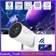 【Layar Gratis 】Gimbal3 Smart Proyektor Android 11.0 4K UHD WiFi6 Bluetooth 5.0 1GB+8GB