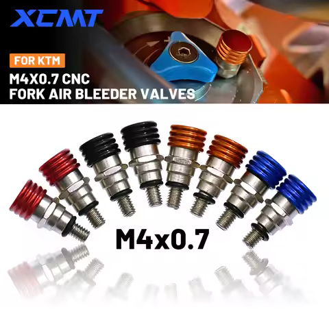 M4x0.7 Fork Air Bleeder Valves For KTM EXC 300 SX 125 250 XC 350 450 690 Enduro R SMC R 990 Adventur