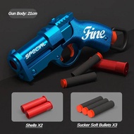 Mini S686 Shell Throwing Soft Bullet Launcher Toy Gun Airsoft Foam Bullet Blaster CS Outdoor Weapon 