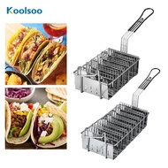 [Koolsoo] Taco Basket, Deep Fryer, Taco Basket, Taco Fryer, French Fries, Cooking, Taco Shell, Deep 