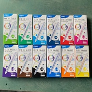 Bút bi gel bấm Deli G118 ngòi 0.5 - 12 màu tươi sáng tự chọn