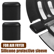 2Pcs Grill Pan Bumper Protective Feet - Air Fryer Rubber Bumpers - Rubber Feet - Replacement, Silicone - Kitchen Tools - Anti-Scratch Protective Cover - For Air Fryer Tray