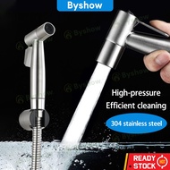 【Byshow】Bidet Spray Gun Set high pressure Handheld Bidet Sprayer holder Shower Head Bathroom Faucet Diaper Bidet Toilet Hand Spray
