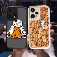 O-65 Tiger Case for Xiaomi Redmi 13 POCO F6 F5 X5 Turbo 3 5G Black and White